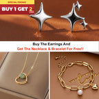 Asymmetrical Star Stud Earrings