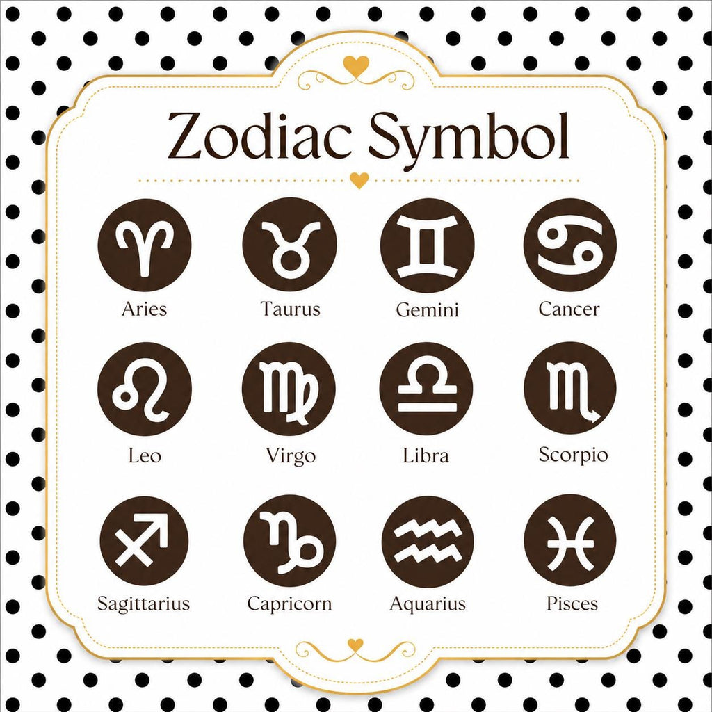 Personalized Zodiac Birthstone Necklace, Custom Star Sign Heart Charm, Dainty Gold Astrology Jewelry, Birthday Gift For Her Women